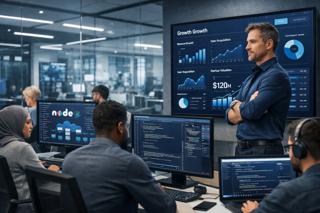 When Should You Hire a JavaScript Team? – SaaS startup founders planning scalable product development